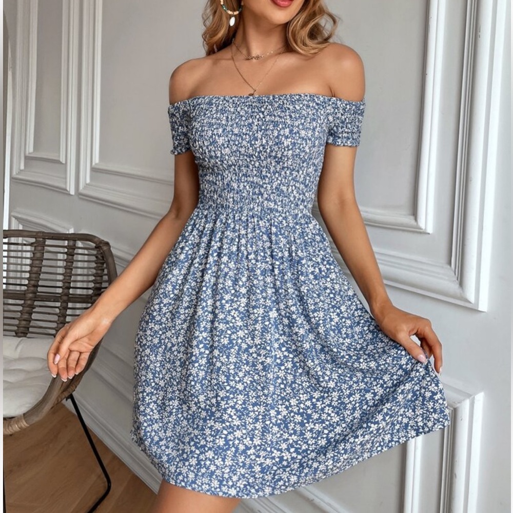 SHEIN off shoulder dress